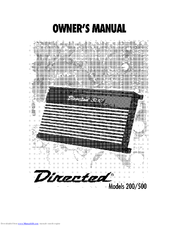 Directed Audio Python 500 Owner's Manual