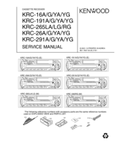 Kenwood KRC-265LG Service Manual