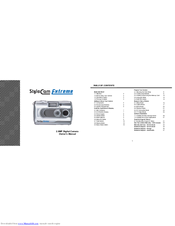 SiPix STYLECAM EXTREME Owner's Manual