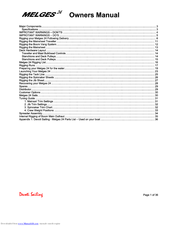 Devoti Sailing Melges 24 Owner's Manual