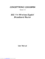 Conceptronic C300GBRS4 User Manual