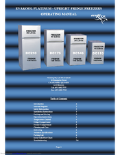 EvaKool DC146 Operating Manual