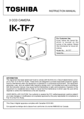 Toshiba IK-TF7 Instruction Manual