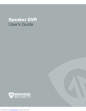 Brickhouse Security Speaker DVR User Manual