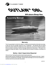 THUNDER TIGER Outlaw JR. OBL 5123 Assembly Manual
