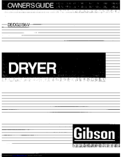 Gibson DG27S6-V Owner's Manual