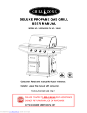 Grill Zone SRGG42004 User Manual