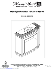pleasant hearth 28-54-70 Installation Instructions Manual
