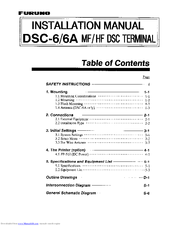 Furuno DSC-6A Installation Manual