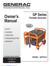 Generac Power Systems 005724-0 Owner's Manual