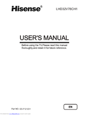 Hisense LHD32V78CH1 User Manual