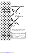 Porter-Cable 730 Instruction Manual