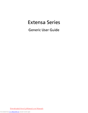 Acer Extensa Series User Manual