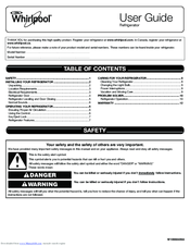 Whirlpool WSR57R18DH User Manual