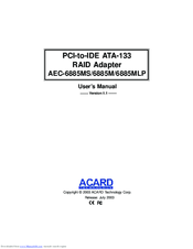 Acard AEC-6885MS User Manual