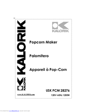 Kalorik USK PCM 28276 Quick Manual
