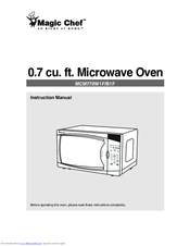 Magic Chef MCM770W1F/B1F Instruction Manual