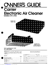 Carrier 31UC Owner's Manual