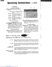 Carrier 51 Series Operating Instructions