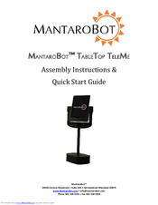 MantaroBot TableTop TeleMe Quick Start Manual