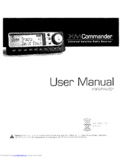 XM Satellite Radio XM-RVR-FM-001 User Manual