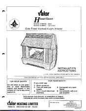 Valor Homeflame 475mnb Manuals Manualslib