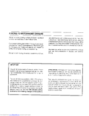 Triple E 1994 Regency class C Owner's Manual