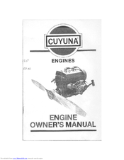 Cuyuna ULII-02 Owner's Manual
