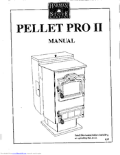 Harman Stove Company Pellet Pro II Manual