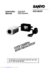 Sanyo VCC-3972P Instruction Manual
