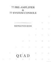 QUAD 7741 Instruction Manual