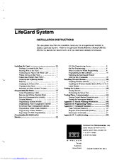 ITI LifeGard Installation Instructions Manual