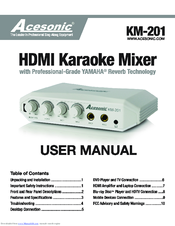 Acesonic KM-201 User Manual