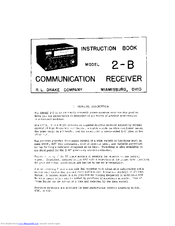 R.L.DRAKE 2-B Instruction Manual