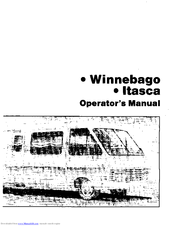 Winnebago 1984 Itasca Operator's Manual
