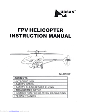 Hubsan h102f Instruction Manual
