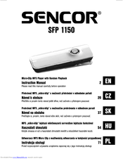 Sencor SFP 1150 Instruction Manual