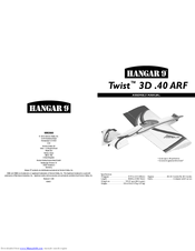 Hangar 9 Twist 3D .40 ARF HAN2660 Assembly Manual