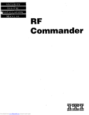ITI RF Commander 60-419 Reference And Installation Manual