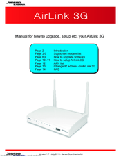 Jensen AirLink 3G User Manual
