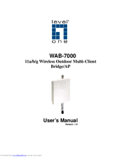 LevelOne WAB-7000 User Manual