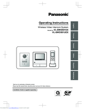 Panasonic VL-SWD501EX Operating Instructions Manual