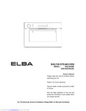Elba ESO-D2634G Owner's Manual