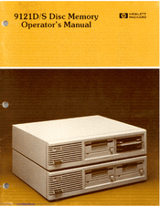 HP 9121D/S Operator's Manual