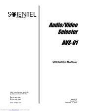 Scientel AVS-01 Operation Manual