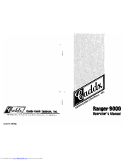 Caddx Ranger 9000 Operator's Manual