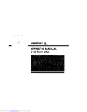 PURSUIT 2150 Stern Drive Owner's Manual