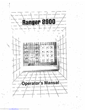 Caddx Ranger 8900 Operator's Manual