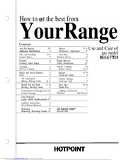 Hotpoint RGC657EH Use And Care Manual