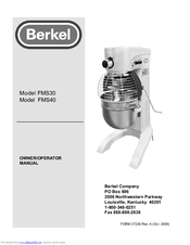 Berkel FMS40 Owner's Manual